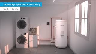 Altherma 3 M 468 kW luchtwater Monobloc warmtepomp animatievideo ANINL22701 [upl. by Justen669]