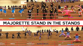 High School Dance Competition  STAND IN THE STANDS  MAJORETTE DANCE SHOW [upl. by Ettennej]