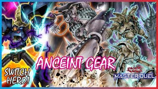 ANCIENT GEAR POST ADVANCE OF GREAT FORCES COMBO RANKED GAMEPLAY YuGiOh Master Duel ancientgear [upl. by Robbie]