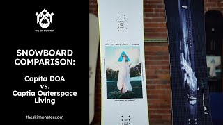 Snowboard Comparison Capita DOA vs Capita Outerspace Living [upl. by Jacobs693]