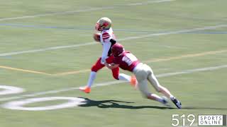 OSFL Football Under 14  Niagara Spears vs Cambridge Lions [upl. by Mufi906]