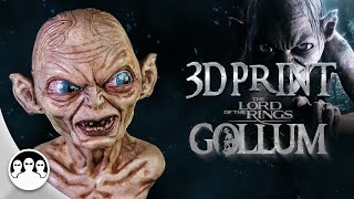 Gollum 3D Printing Time Lapse amp Painting [upl. by Anelim]