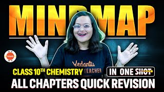 CBSE Class 10 Chemistry Complete Midterm Syllabus Mind map in One Shot  HalfYearly Revision [upl. by Analram]