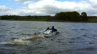 Vibration Free Alfa V6 cloverleaf powered speed boat [upl. by Careaga]