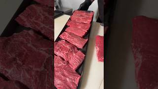 Flat Iron vs Flank Steak beef butcher [upl. by Wernick]