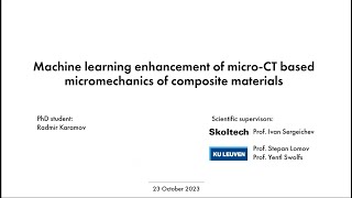 Joint PhD Thesis Defense with KU Leuven Radmir Karamov [upl. by Dare]