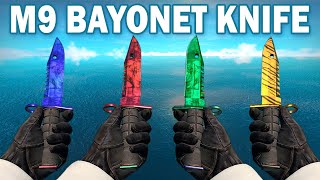 All M9 Bayonet Knife Skins  CounterStrike 2 [upl. by Landis427]