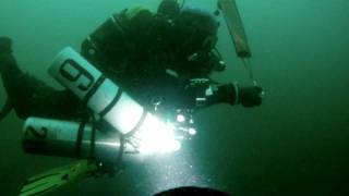 103m Trimix Dive Lake of Como 06 11 2011 [upl. by Weintrob]