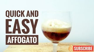 How to make Affogato dessert  Easy how to make coffee at home  Affogato recipes [upl. by Ocir511]