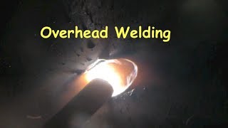 Overhead Welding 7018 vs Dual Shield Flux Core [upl. by Sherris368]