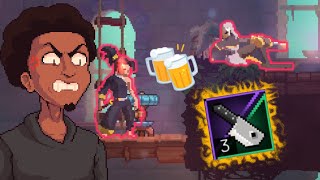 Katana Zeros Weapon is Beer Bottles 🍺  Dead Cells Throwing Objects Showcase [upl. by Helli]