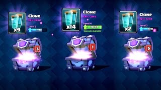 Clash Royale  Clone Spell Gemming Big Chest Opening [upl. by Steffy91]