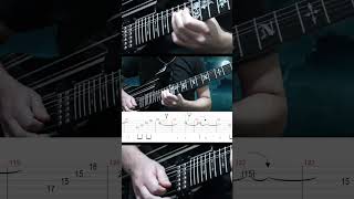 Motionless In White  Werewolf Guitar Solo Cover  TABS shorts [upl. by Adneram607]