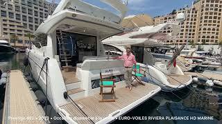 PRESTIGE 460 Fly  Occasion moteur yacht 2023  Disponible  place port possible [upl. by Aiynot]