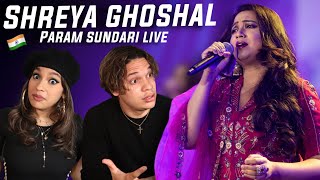 LIVE MUSIC MASTERY  Waleska amp Efra react to Param Sundari  Mimi  Shreya Ghoshal  AR Rahman [upl. by Meier520]