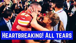 Travis Kelce Heartbreaking Moment  Taylor Swifts Gesture Caught on Camera While Trav Was Down [upl. by Tiga68]