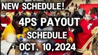 ✅NEW 4PS PAYROLL SCHEDULE BUKAS NA OCT 10 2024 [upl. by Itoyj]