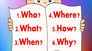 6 Questions  Fun Reading amp Writing Comprehension Strategy For Kids  Jack Hartmann [upl. by Gothard]