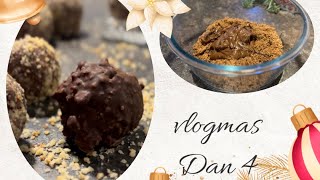 Recept za najjednostavnije Ferrero Rocher kuglice kratak pregled dana  Vlogmas2023 [upl. by Tracay]