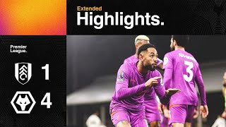 Matheus Cunha Masterclass  Fulham 14 Wolves  Extended Highlights [upl. by Alby]