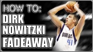 Dirk Nowitzki Fadeaway Move Basketball Moves [upl. by Hanah]