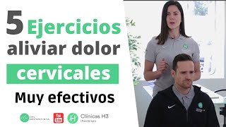 5 ejercicios para ALIVIAR el dolor de CUELLO 👍 ¡FUNCIONAN [upl. by Reivaj243]