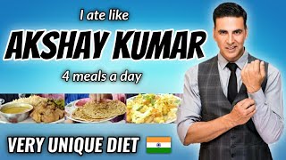 I Tried quot AKSHAY KUMAR quot Diet plan for a day  🇮🇳 [upl. by Remoh]