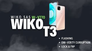 Wiko T3 FLASHING  FRP  DmVerity Curruption  Wiko WV770 Latest security 2024 Ufixer Solution [upl. by Hinman]