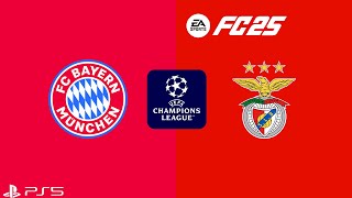 FC 25 PS5  Bayern Munich vs Benfica  UEFA Champions League [upl. by Walter]