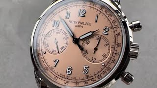 Patek Philippe 5172G Chronograph Salmon Dial 5172G010 Patek Philippe Watch Review [upl. by Acinom667]