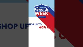 MyLowe’s Rewards week is coming October 1016 🚨 Join for FREE today to catch all the BIG deals 🙌 [upl. by Oregolac]