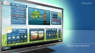 Philips Smart TV  Uygulamalar sosyal medya ve İnternet [upl. by Inajar]