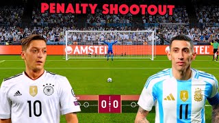 Di Maria vs Ozil Penalty Shootout eFootball Gameplay [upl. by Siuqcram]