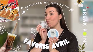 💌 Favoris Avril l Matcha food skincare 🍵🧋🧖‍♀️ [upl. by Drarig]