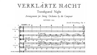 Arnold Schoenberg  Verklärte Nacht for string orchestra Op 4 [upl. by Amihsat]