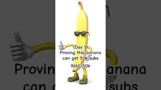 This will be my prof I got 40k subs with a banana [upl. by Eleirbag]