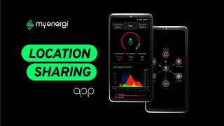 myenergi app  Location Sharing [upl. by Airitac]