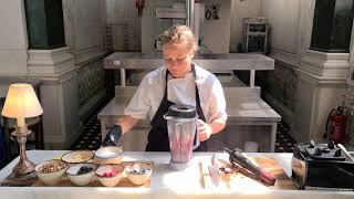 Malibu Kitchens Head Chef Madeleine Haysey shows us to make an Acai bowl [upl. by Ylrahc]