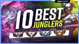 Top 10 BEST Junglers For Climbing Out Of Low Elo  League of Legends [upl. by Eileek496]