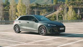 Audi RS 3 Sportback Audi RS Q8 SUV performance Trailer on location [upl. by Alberto]