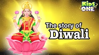 The Story of Diwali  Festival of Lights  Mythological stories  Narak chaturdashi story  KidsOne [upl. by Nuarb951]