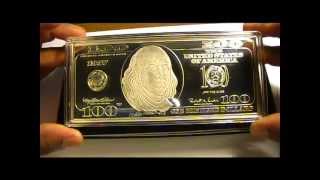 Silver Bullion  Washington Mint Silver Benjamin Franklin Proof [upl. by Sabian]