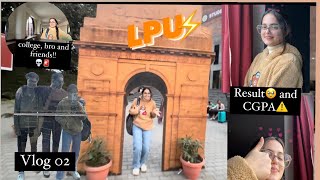 RESULT🥲VLOG02Bro and Friends🚀CGPA😰 LPU⚡️💀🚨 explore lpu college trending friends life [upl. by Brigette]