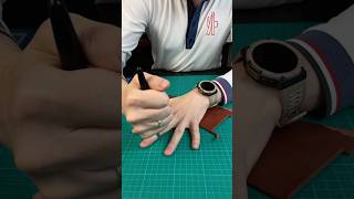 Обзор нового скальпеля diy leather handmade leathercraft leatherworks leatherworks [upl. by Nywloc708]