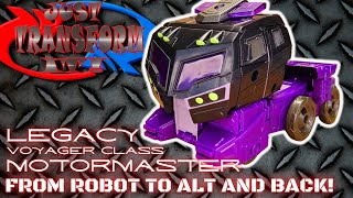 JUST TRANSFORM IT Legacy Voyager Motormaster Animated [upl. by Nnylsaj690]