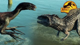 GIGANOTOSAURUS VS THERIZINOSAURUS  ENDING  Jurassic World Evolution 2 Dominion  Ep 5 [upl. by Gasperoni]