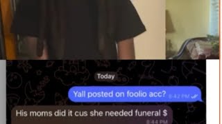 JULIO FOOLIO MOM NEEDS HELP BURYING HER SON [upl. by Annodam]