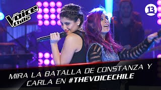 The Voice Chile  Constanza y Carla  Soy tu agua [upl. by Aleibarg897]