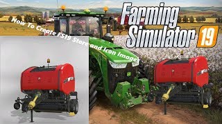 How To Create FS19 Store And Icon Images [upl. by Oicnoel]