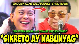 KAKAPASOK LANG NABUKING NA CHAVIT SINGSON INAMIN NA SI SARA ANG NAGPANALO KAY BBM WALA UTANG LOOB [upl. by Abrahams]